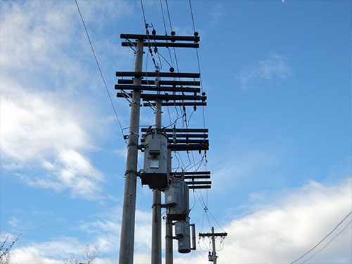 Imagem postes eletricos